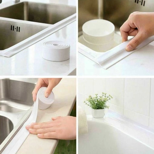 Pratik 145 Gr Beyaz Su Sızdırmaz Lavabo Kenar Bandı (3.2m) Pratik 145 Gr Beyaz Su Sızdırmaz Lavabo Kenar Bandı (3.2m)