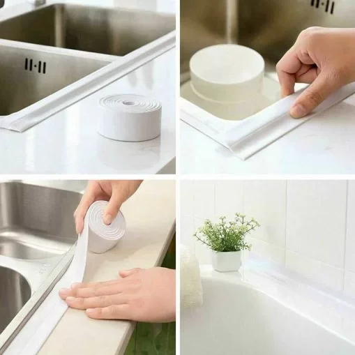 Pratik 145 Gr Beyaz Su Sızdırmaz Lavabo Kenar Bandı (3.2m) ( Lisi
