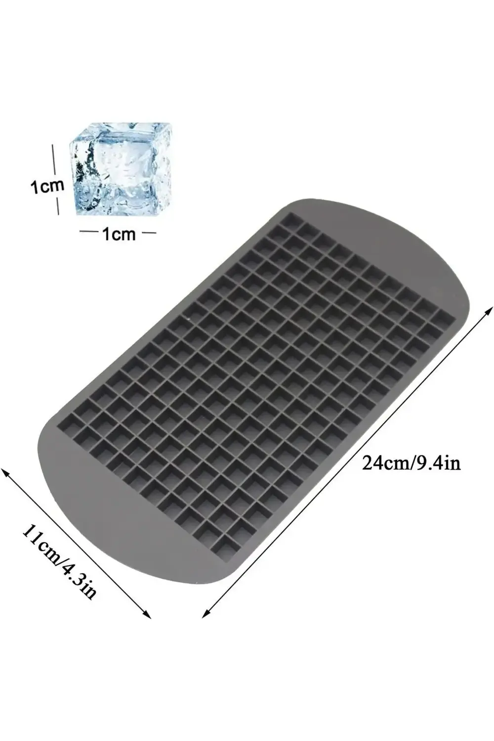 Pratik 160lı Silikon Minik Küp Şekilli Buz Kalıbı | Mini Buz Küpü