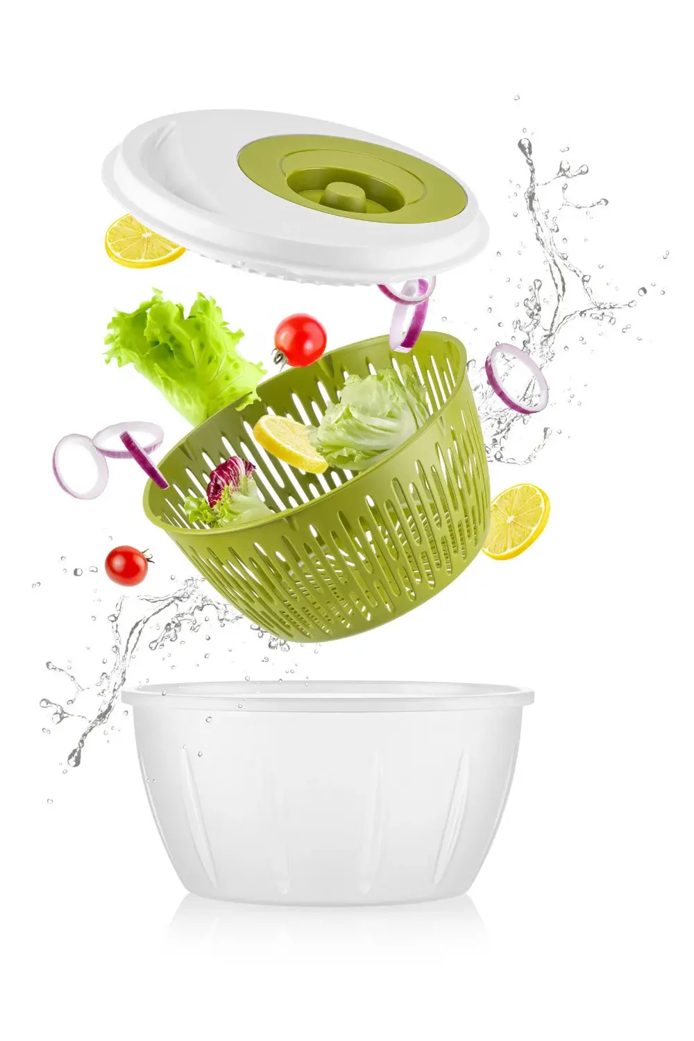 Pratik 4.5 LT Bpa Free Salata Kurutucu | Manuel Sebze ve Meyve Ku