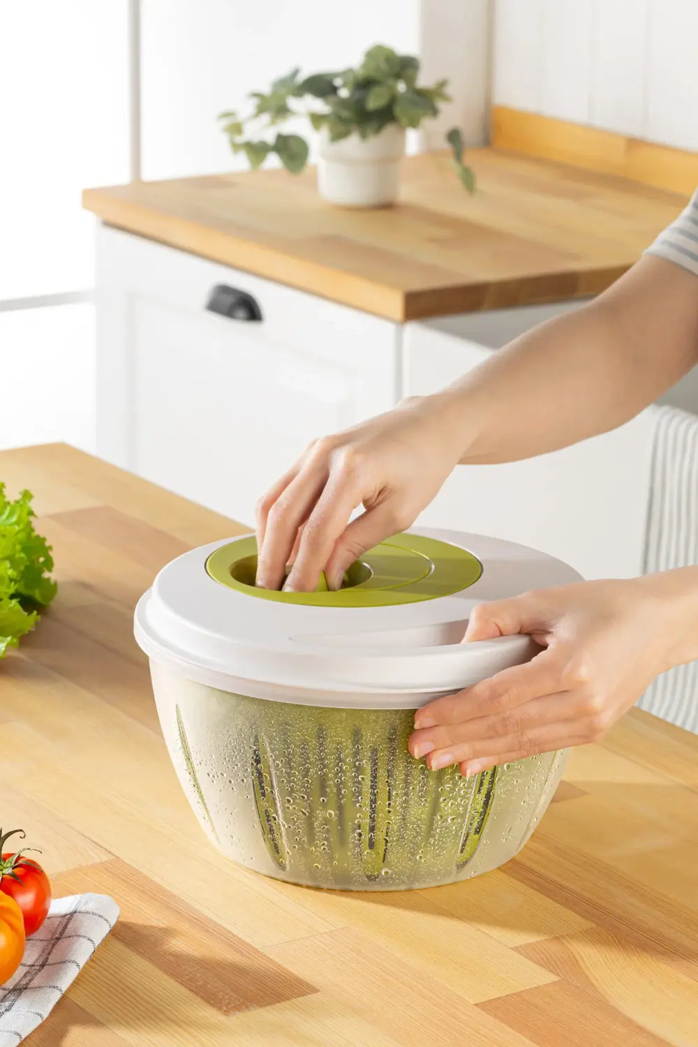 Pratik 4.5 LT Bpa Free Salata Kurutucu | Manuel Sebze ve Meyve Ku