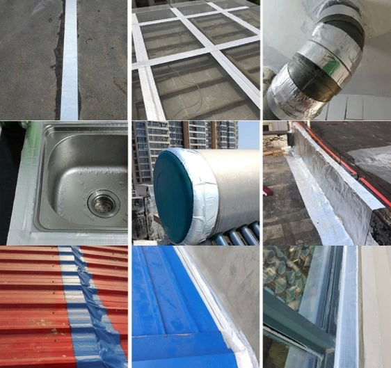 Pratik 5 Metre X 10cm Çamur Bant Alüminyum İzolasyon Tamir Çatlak