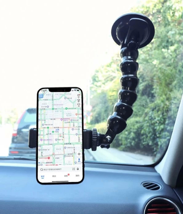 Pratik Akrobat Vantuzlu Teleskobik Telefon Tutucu Pratik Akrobat Vantuzlu Teleskobik Telefon Tutucu