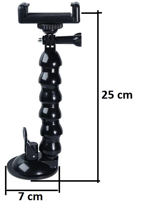 Pratik Akrobat Vantuzlu Teleskobik Telefon Tutucu Pratik Akrobat Vantuzlu Teleskobik Telefon Tutucu