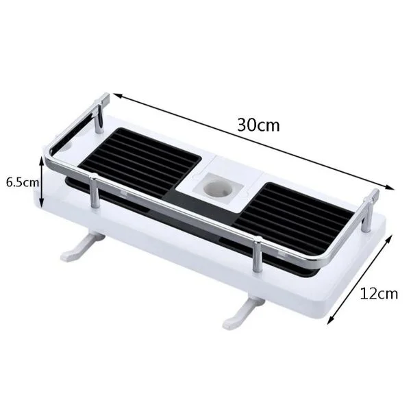 Pratik Banyo Duş Organizeri 30x12x6,5 cm Sabitlenebilir Tasarım Pratik Banyo Duş Organizeri 30x12x6,5 cm Sabitlenebilir Tasarım