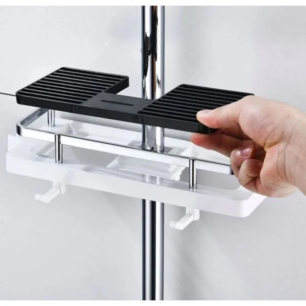 Pratik Banyo Duş Organizeri 30x12x6,5 cm Sabitlenebilir Tasarım Pratik Banyo Duş Organizeri 30x12x6,5 cm Sabitlenebilir Tasarım