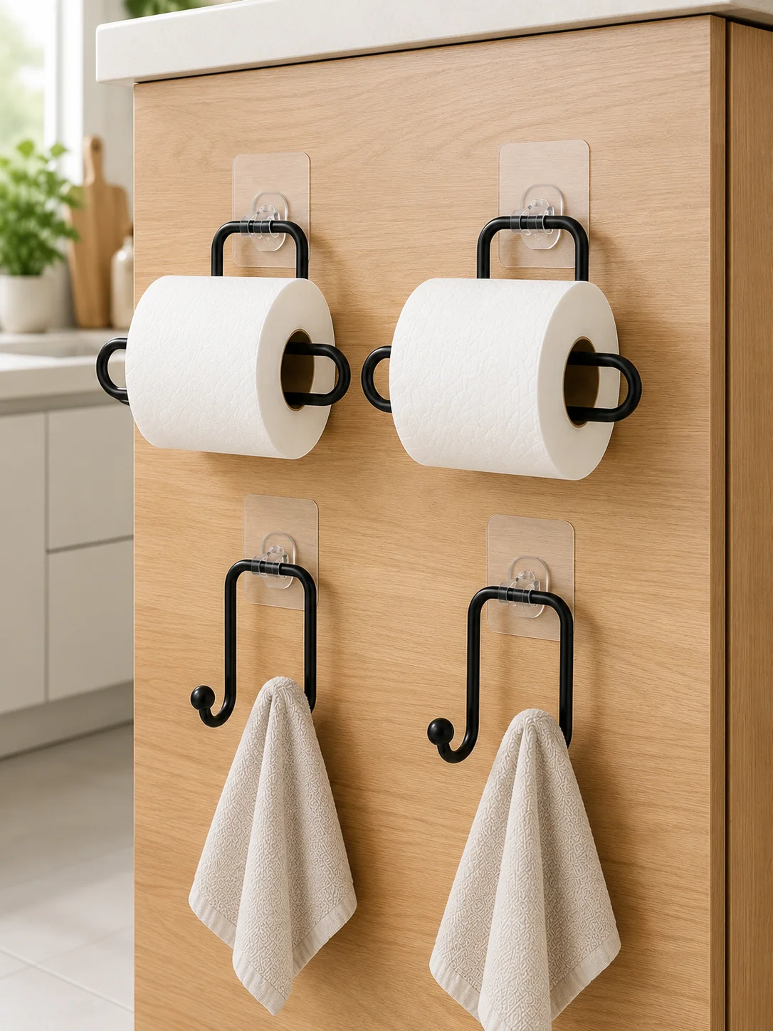Pratik Banyo Düzenleme Seti 2 Adet Rulo Kağıt Tutucu 2 Adet Havlu Askılığı Fiyatı, Yorumları ve Özellikleri