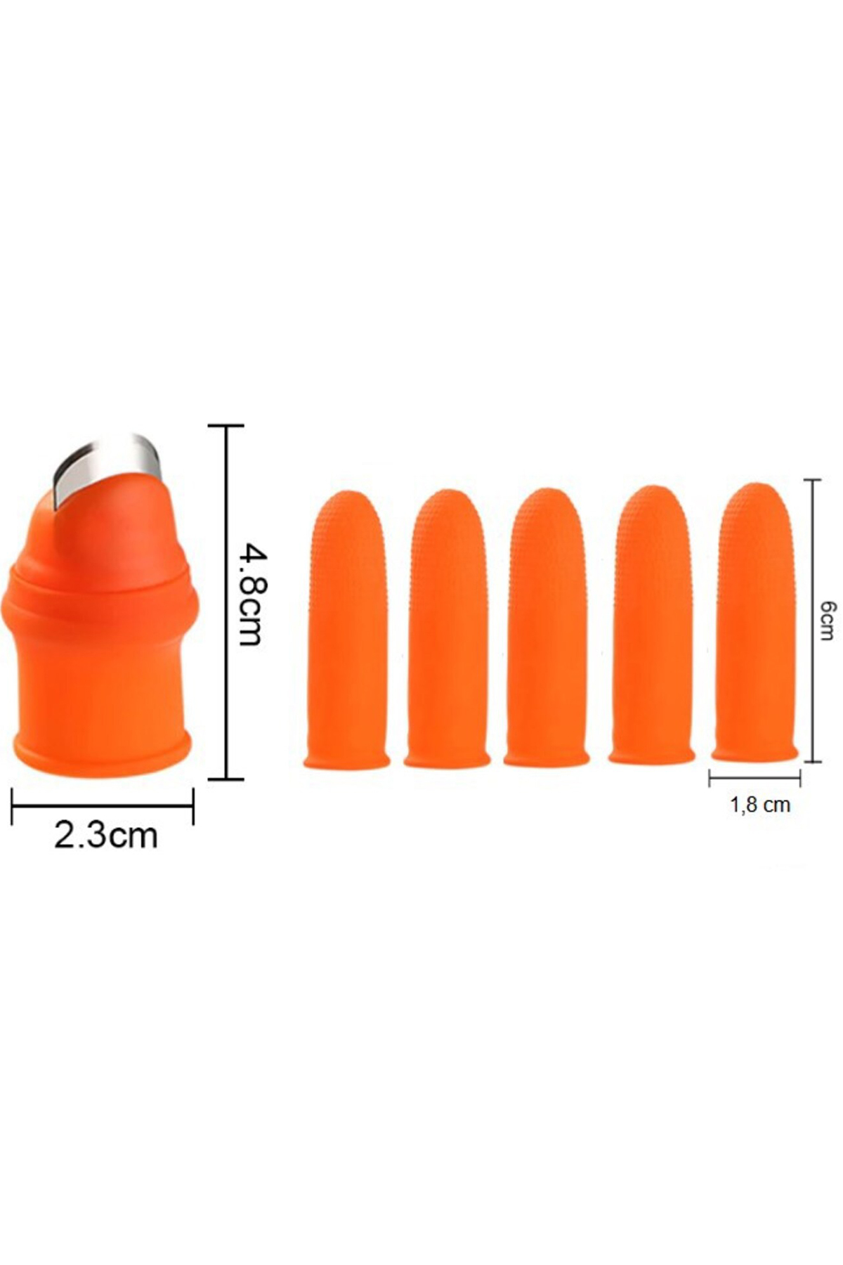 Just Cheap Store Pratik Baş Parmak Koruyucu Eldiven Sebze Meyve Soyucu Kesme Ayikl