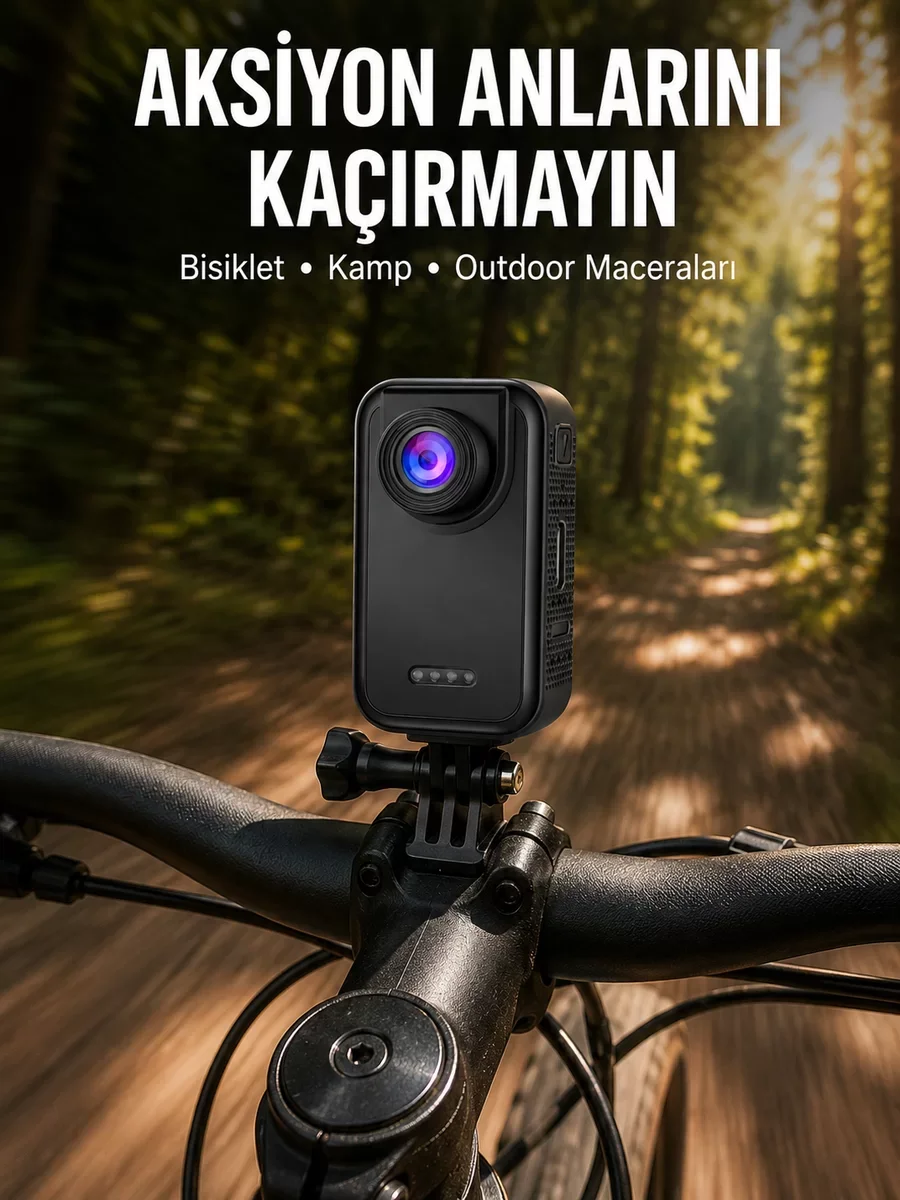 Pratik Cep Boy Kamera - Yeni Nesil Stabil Kayıt Cihazı ile Her Anınızı Yakalayın