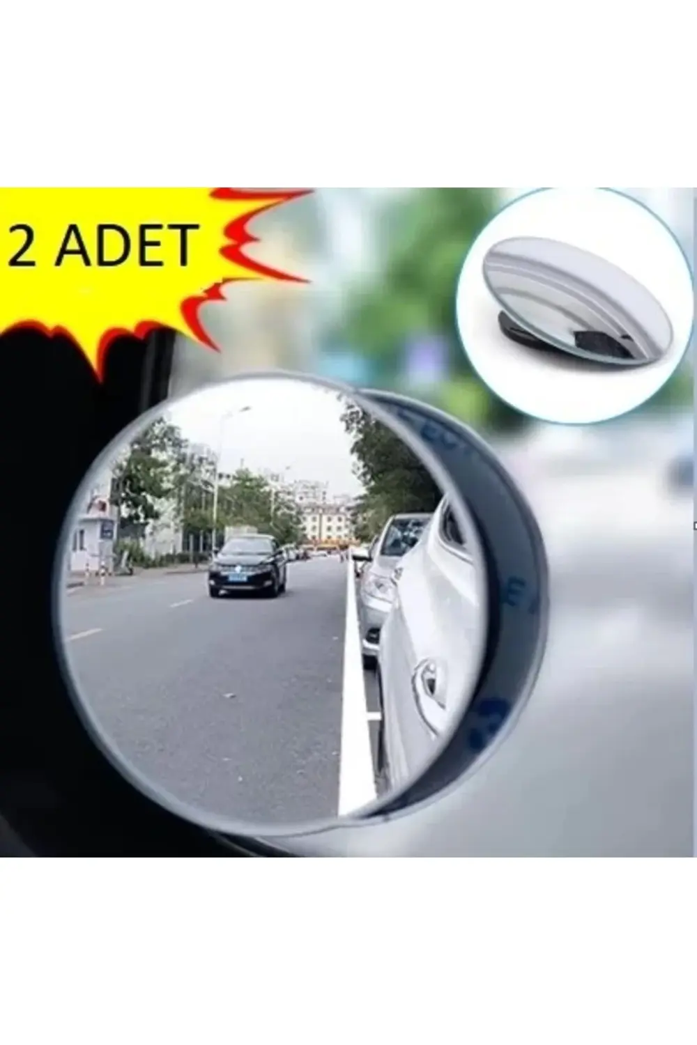 Pratik Çerçevesiz Ayarlanabilir Kör Nokta Aynası 2 Li