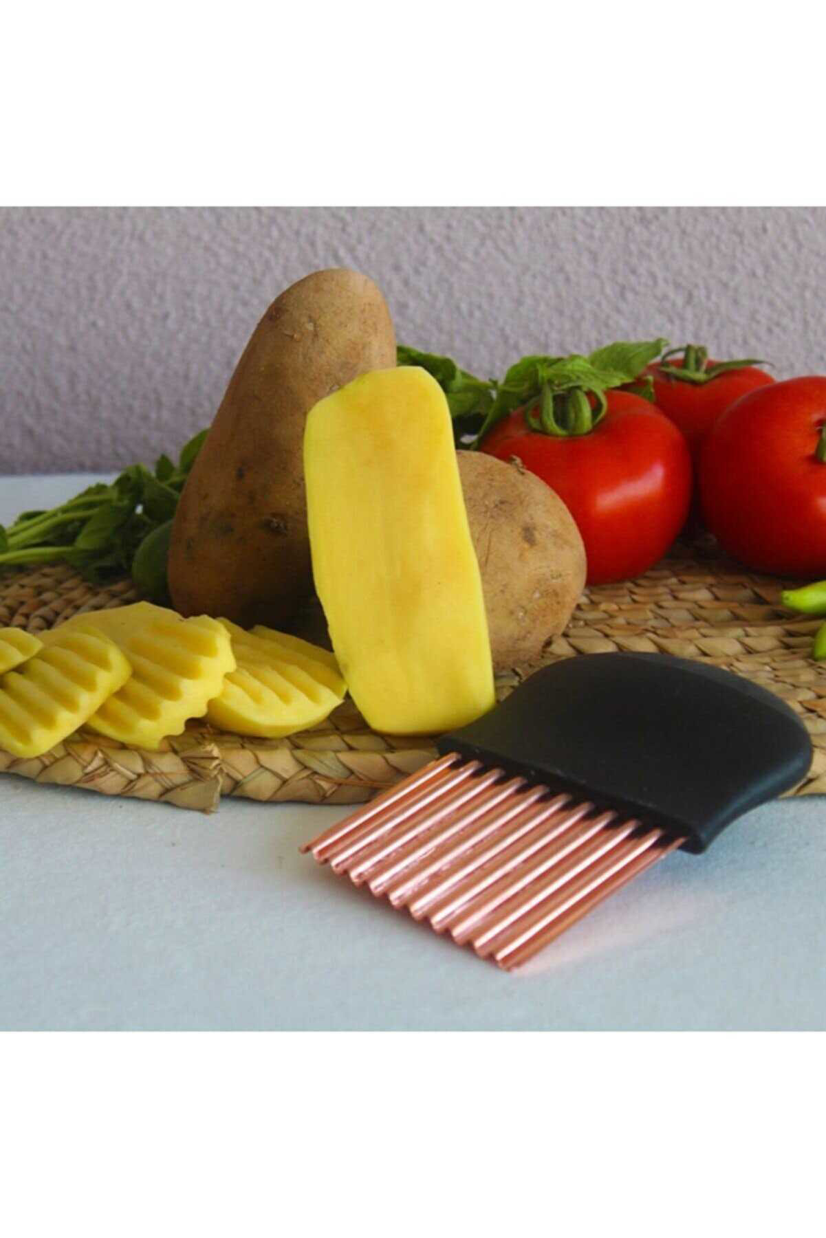 Just Cheap Store Pratik Cips Chopper Şekilli Sebze Meyve Ve Gida Dilimleyici