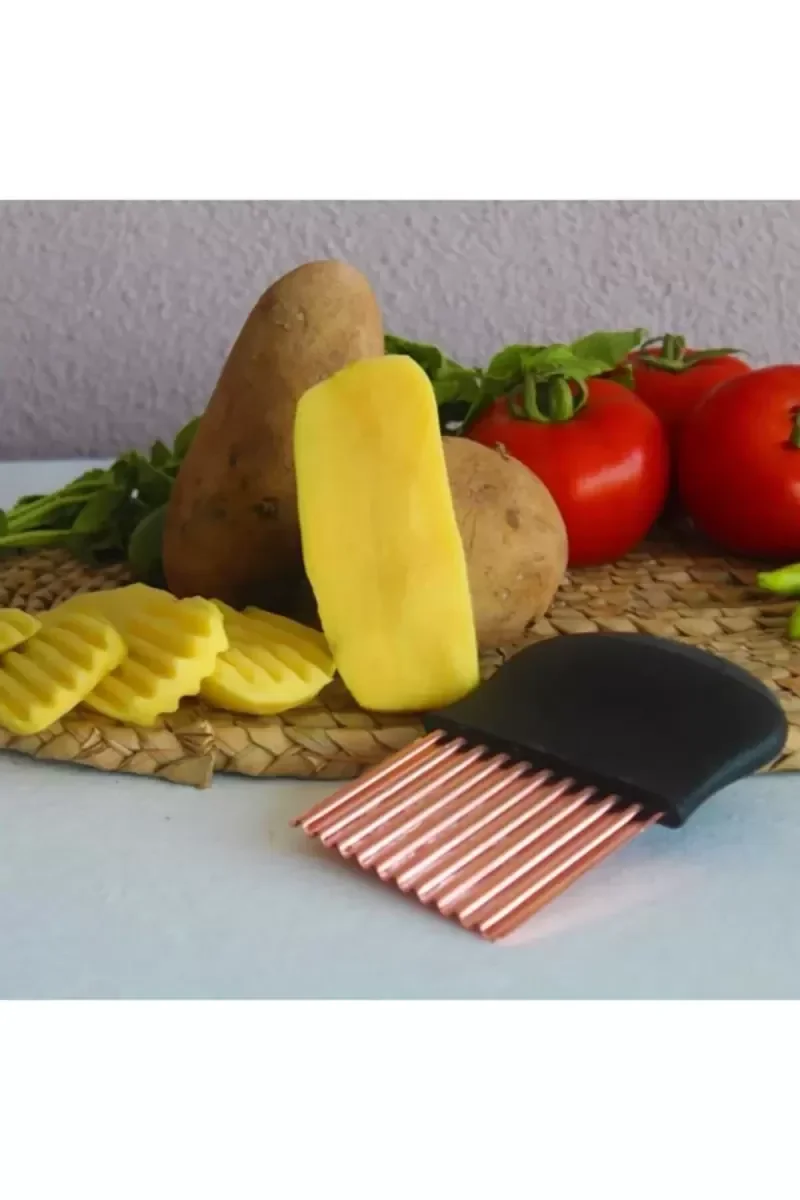 Pratik Cips Chopper Şekilli Sebze Meyve Ve Gıda Dilimleyici Pratik Cips Chopper Şekilli Sebze Meyve Ve Gıda Dilimleyici