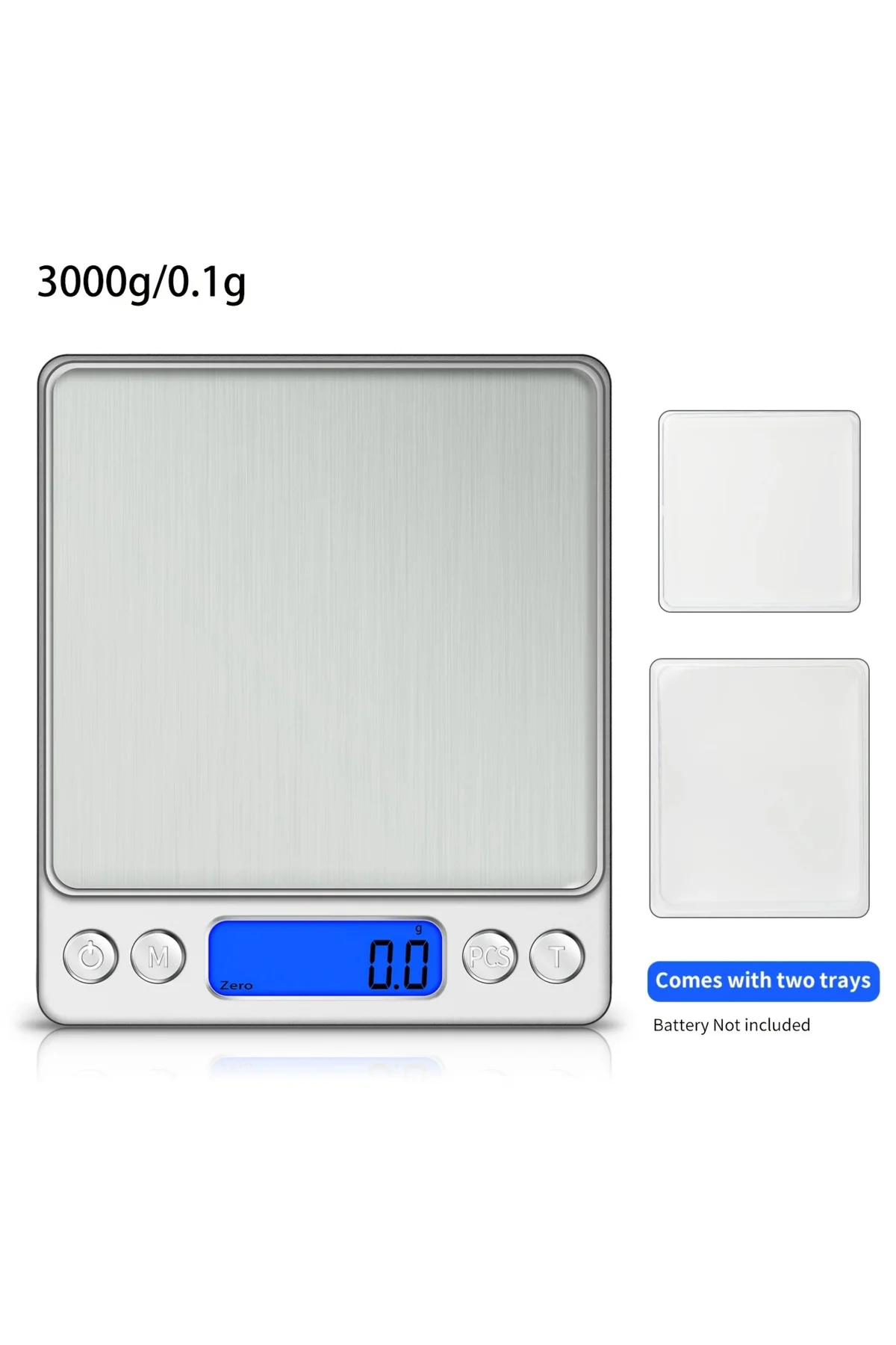 Pratik Dijital Hassas Mutfak Terazisi Hassas Tartı 2000 Gr./0.1 G