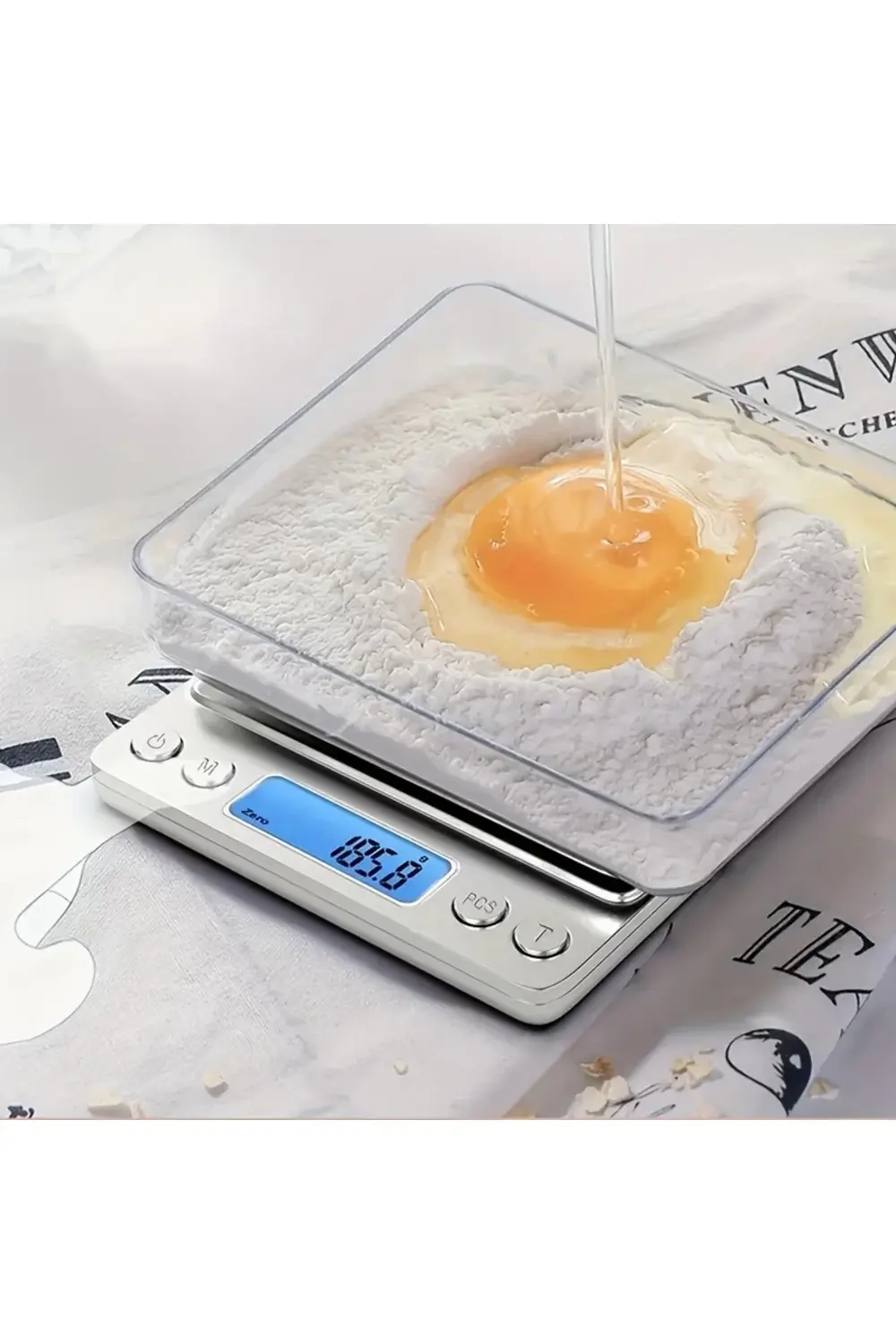 Pratik Dijital Hassas Mutfak Terazisi Hassas Tartı 2000 Gr./0.1 G