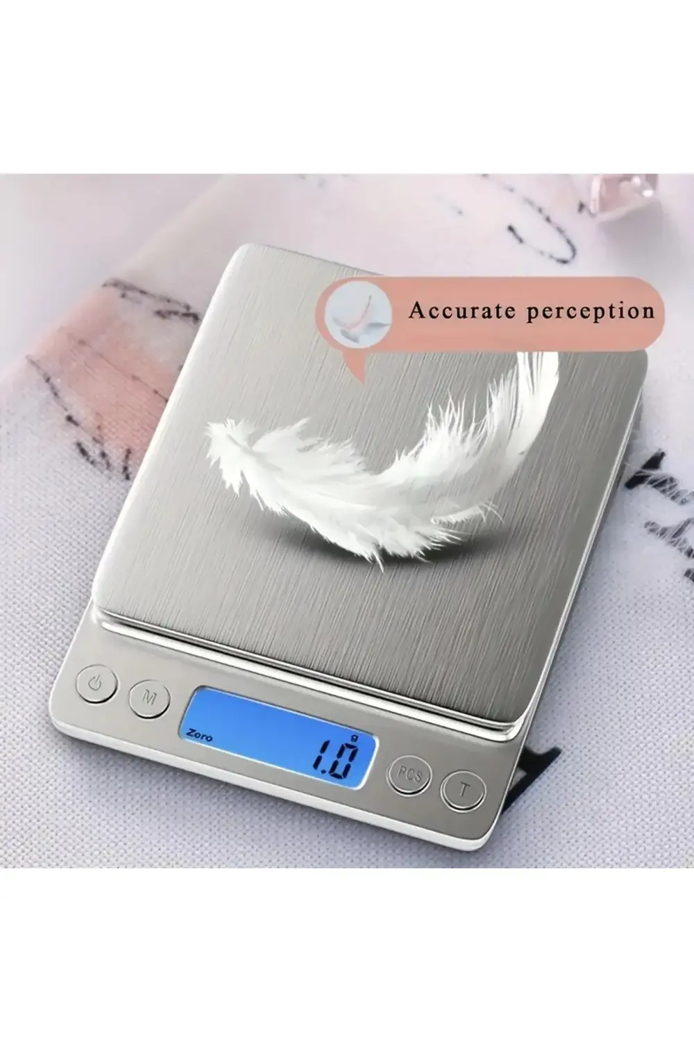 Pratik Dijital Hassas Mutfak Terazisi Hassas Tartı 2000 Gr./0.1 G