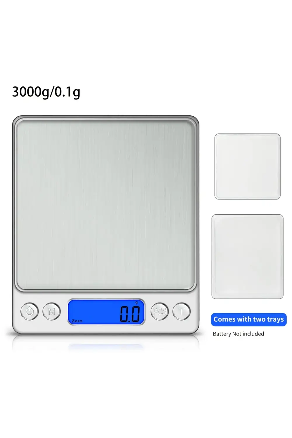 Pratik Dijital Hassas Mutfak Terazisi Hassas Tartı 2000 Gr./0.1 G