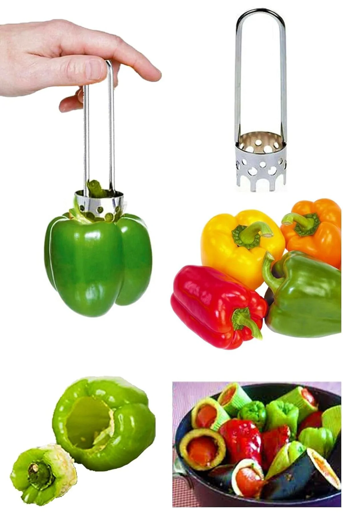 Pratik Dolma Oyacağı Elma Armut İç Çıkartıcı Çok Amaçlı Mutfak Gereci Pratik Dolma Oyacağı Elma Armut İç Çıkartıcı Çok Amaçlı Mutfak Gereci
