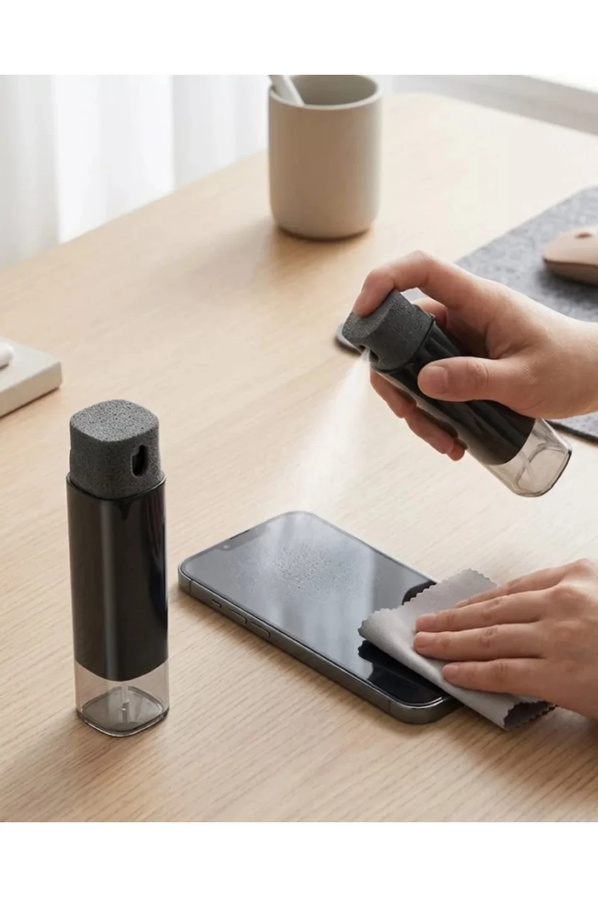 Pratik Ekran Temizleme Sprey Şişesi Telefon Tablet Monitör Temizl