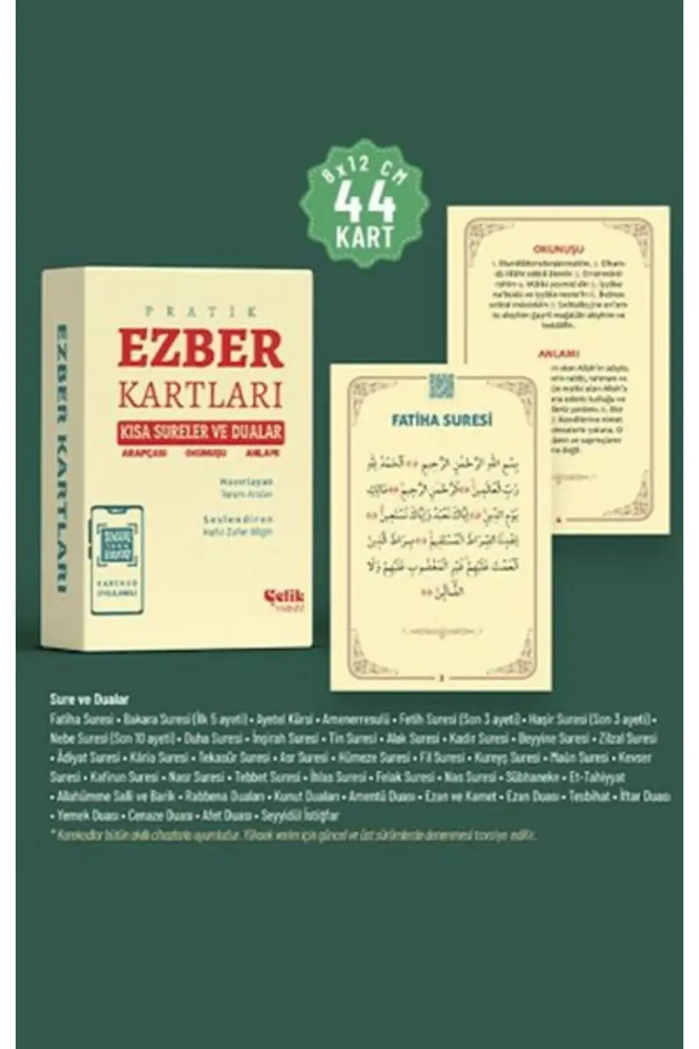Pratik Ezber Kartları Kısa Sureler ve Dualar