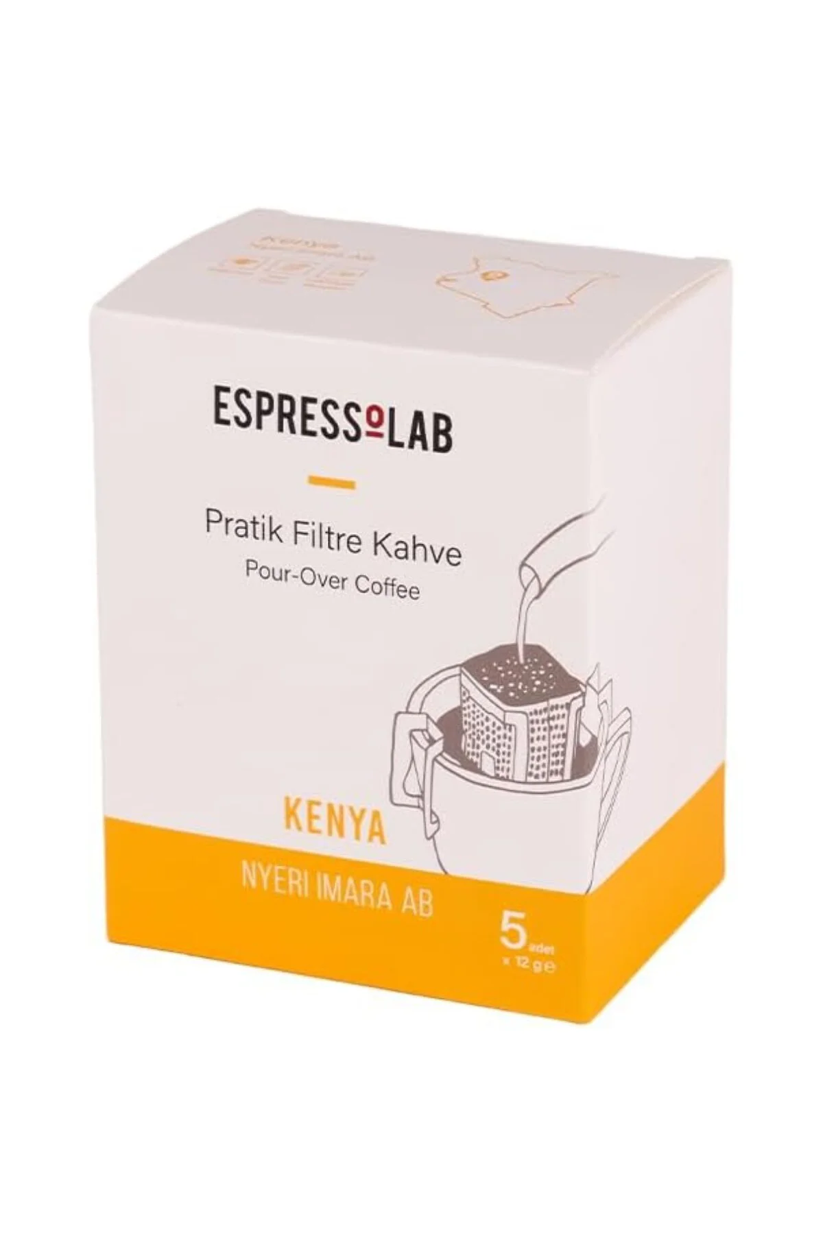 Pratik Filtre Kahve - Kenya Nyeri Imara AB 5 Adet
