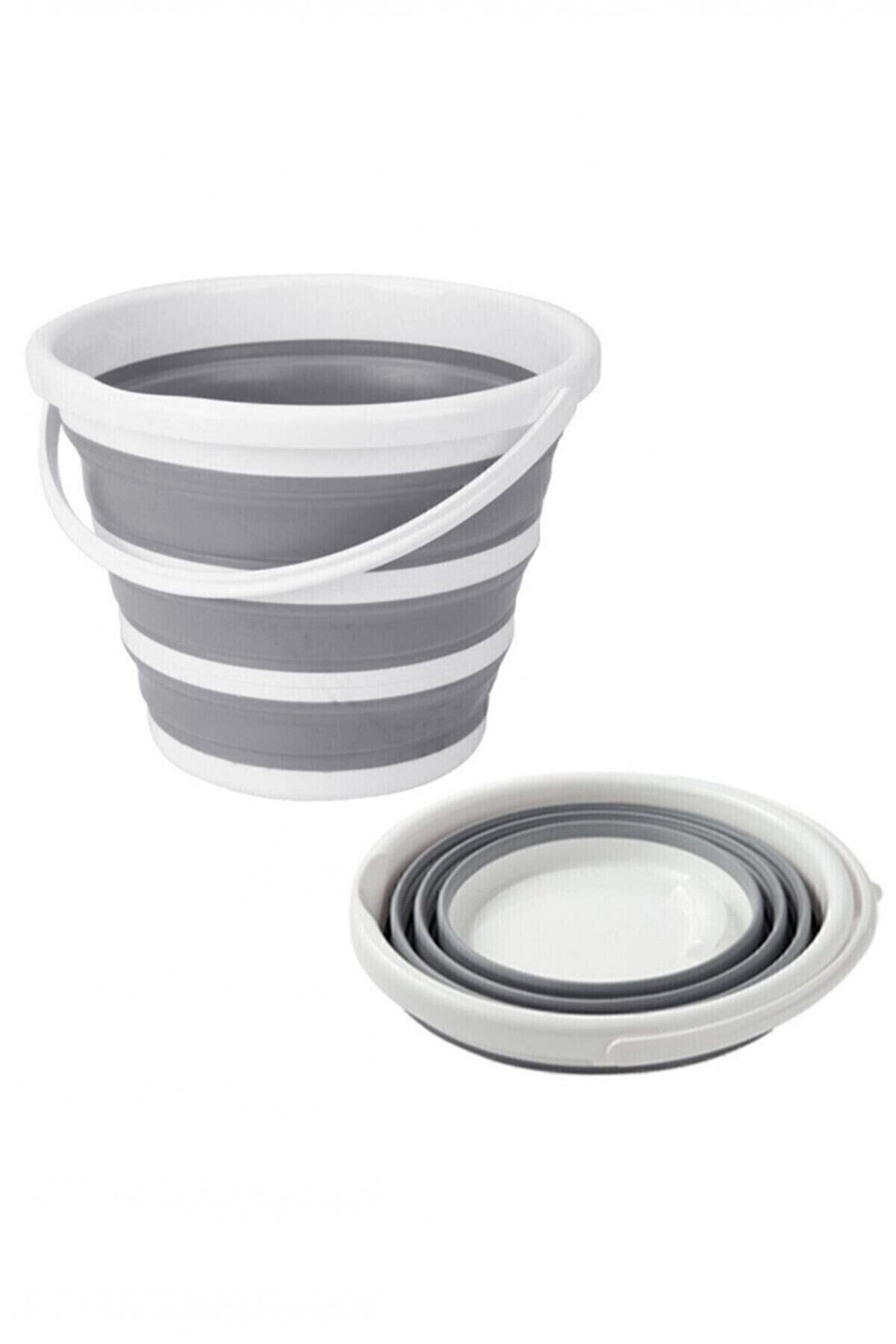 Pazar Kapısı Pratik Katlanabilir Akordiyon Kova 12,8 Lt