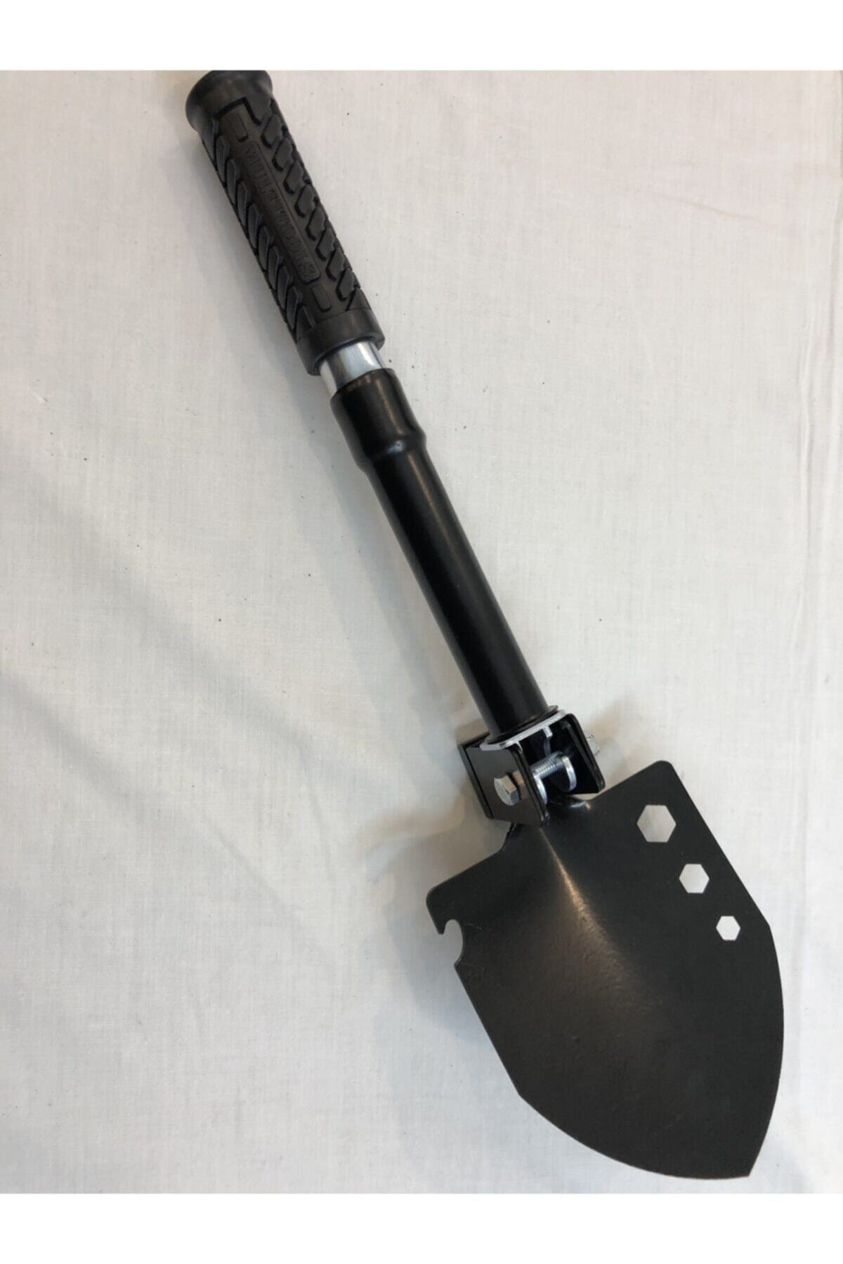 Pratik Katlanabilir Özel Yeşil Taşıma Çantalı Çelik Kürek Çeki Se