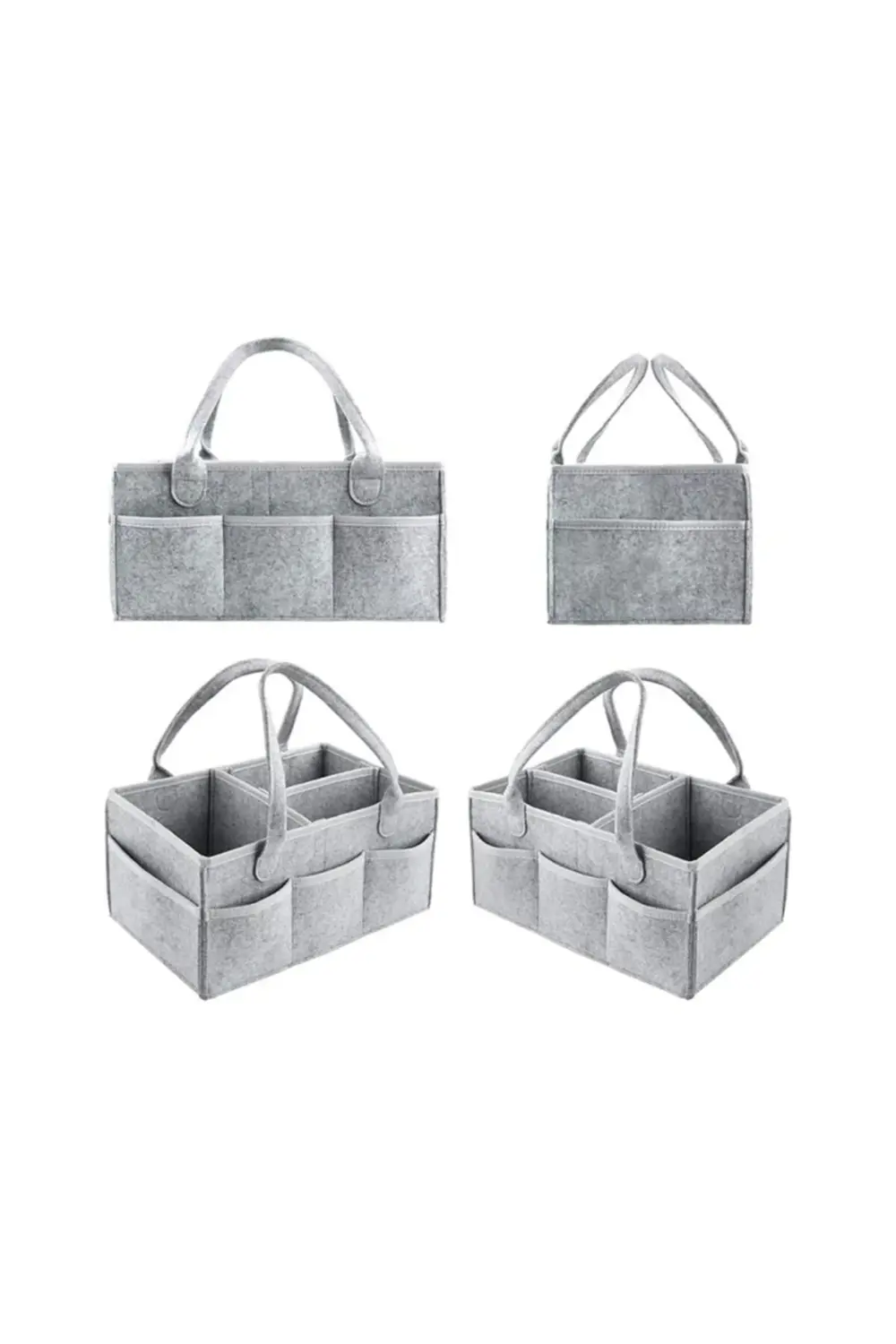 Pratik Keçe Düzenleyici Organizer Anne Bebek Bakım Çantası Hafif