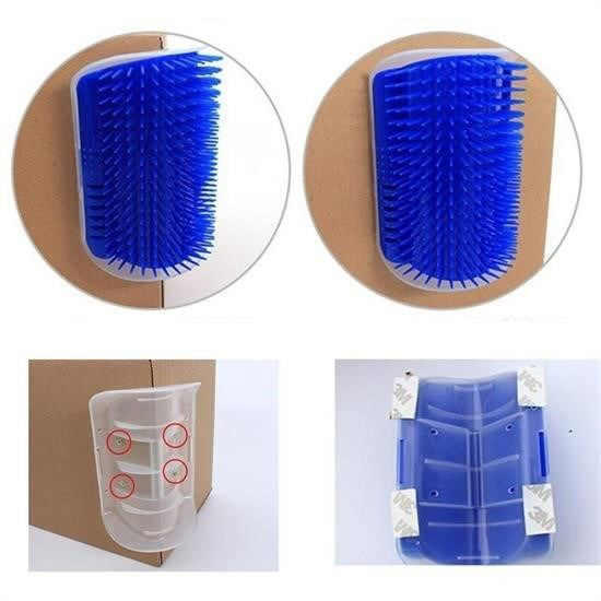 Pratik Kedi Tüyü Kaşıma Ve Tarama Aparatı Duvara Monte Kaşıma Ale