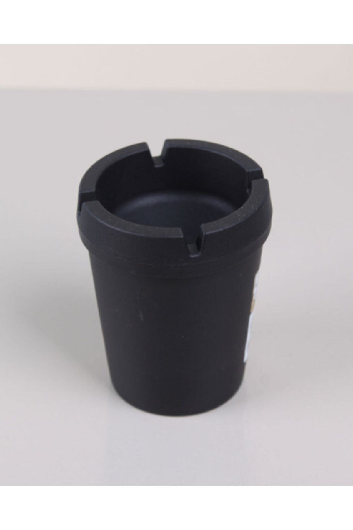 Pratik Kokusuz Küllük 1 Adet Yuvarlak Plastik Kül Tablası Koku Ya