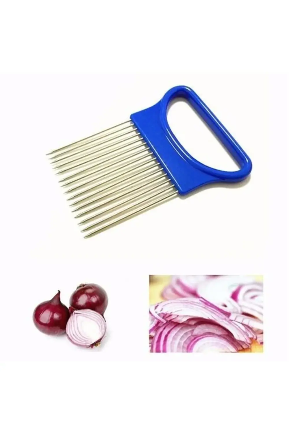 ® Pratik Kolay Eşit Şekilde Sebze Kesme Dilimleme Aleti Aparatı