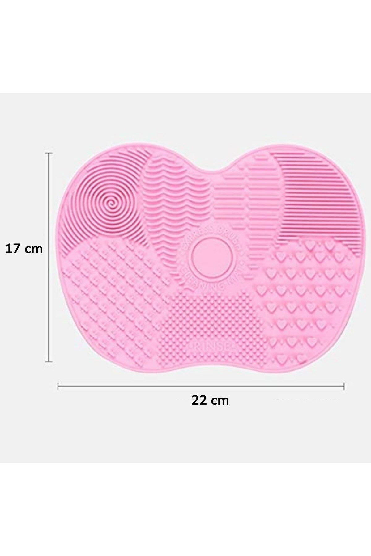 Ok Aksesuar Pratik Kolay Makyaj Fırçası Temizleme Matı Aparatı Aleti Go506032
