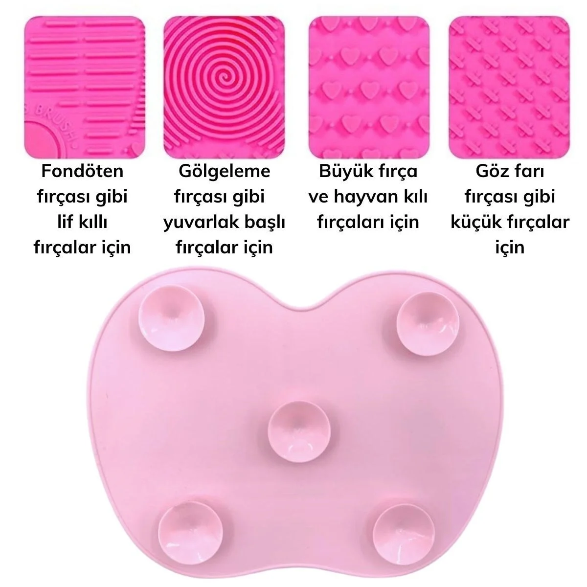 Pratik Kolay Makyaj Fırçası Temizleme Matı Aparatı Aleti Küçük Bx40 Fiyatı, Yorumları ve Özellikleri