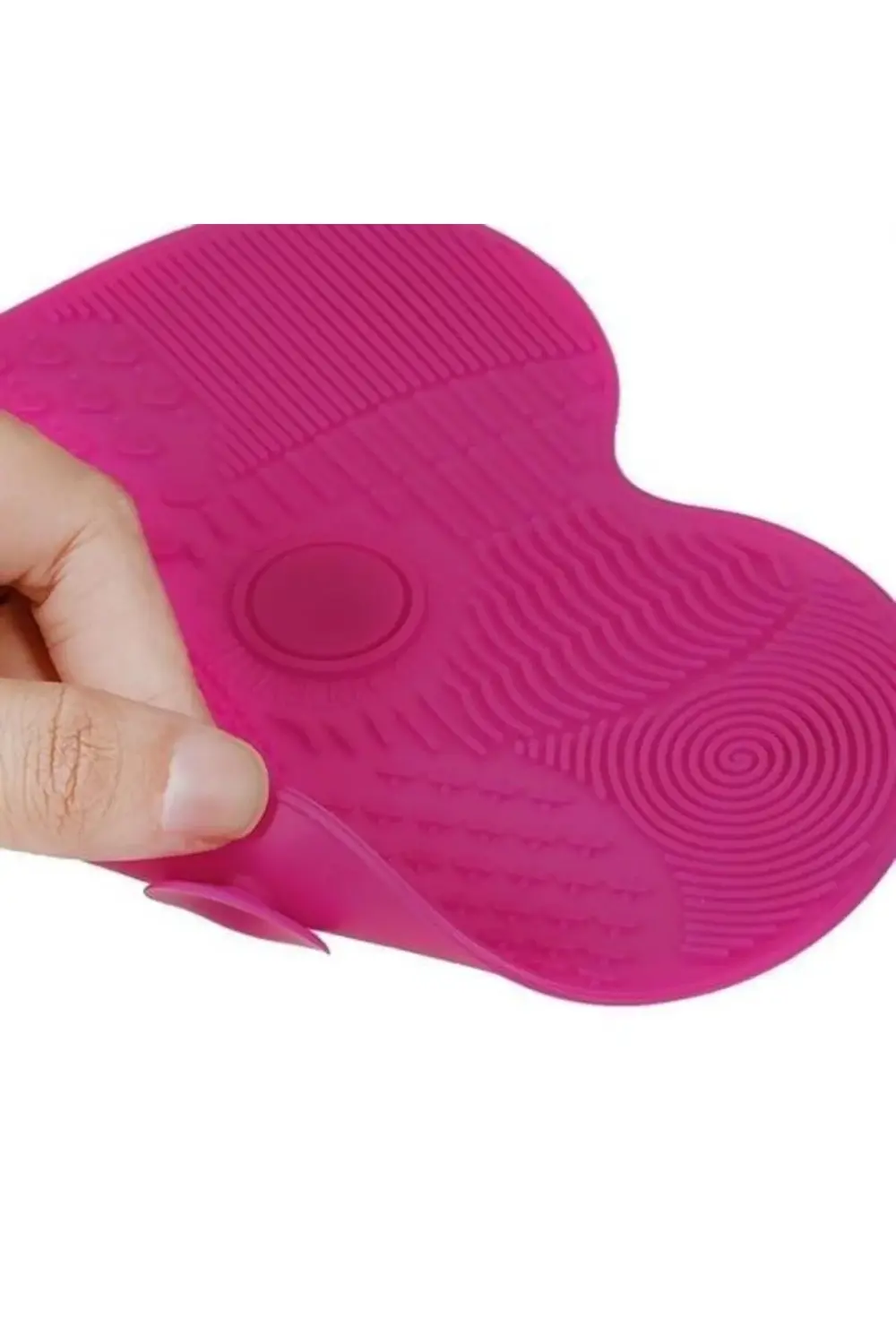 ® Pratik Kolay Makyaj Fırçası Temizleme Matı Aparatı Aleti