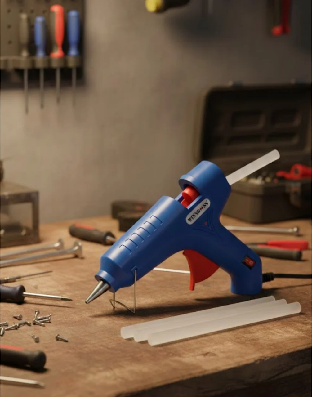 Pratik Kullanımlı 60 W Silikon Tabancası 11 Mm Silikon Uyumlu 5 S