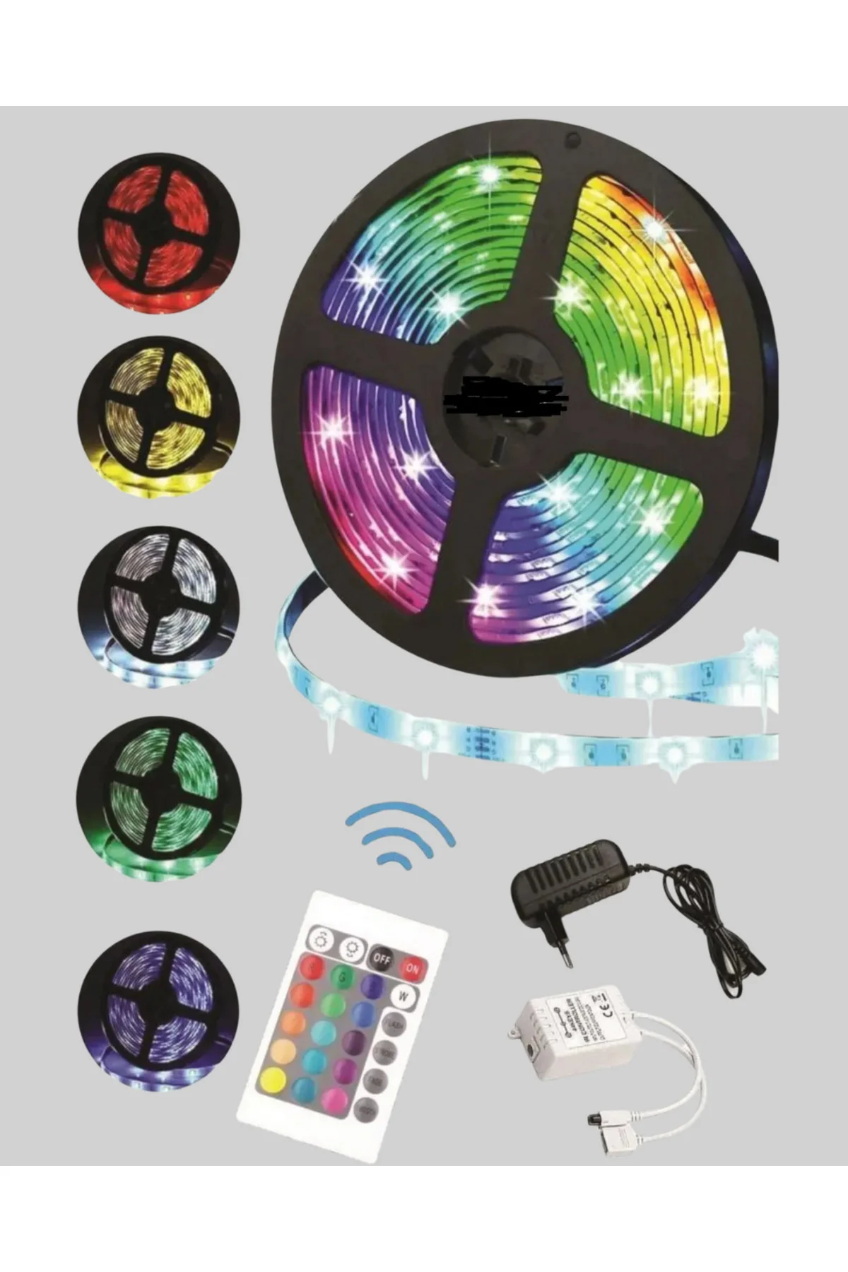 Pratik Kurulumlu 5 Metre Kumandalı Şerit LED - Lisinya