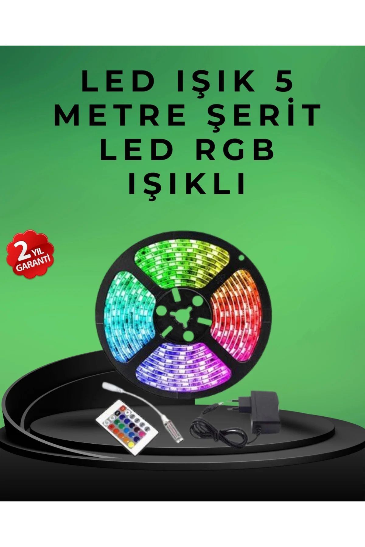 Pratik Kurulumlu 5 Metre Kumandalı Şerit Led