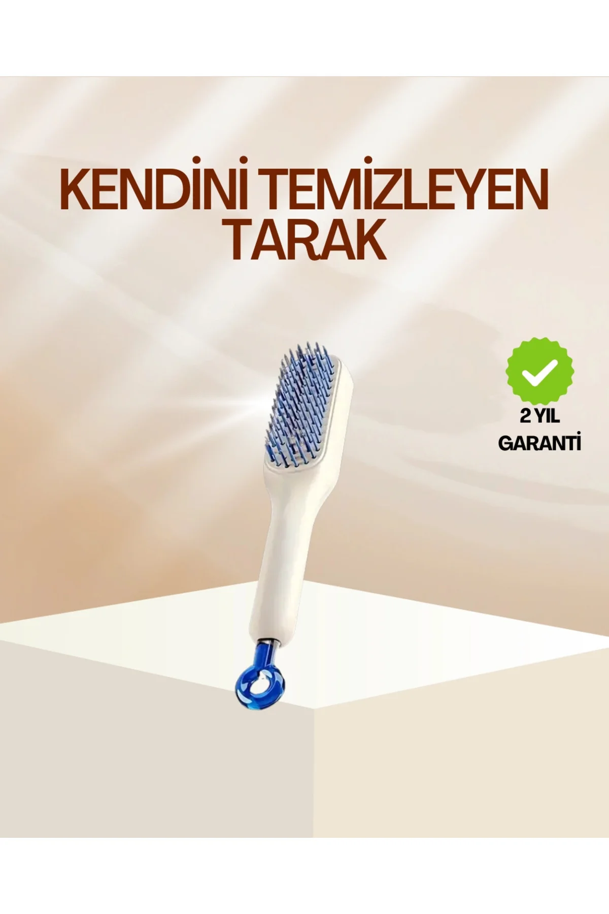 Pratik Mekanizmalı Saç Tarağı – Kendi Kendini Temizler, Taşınabil
