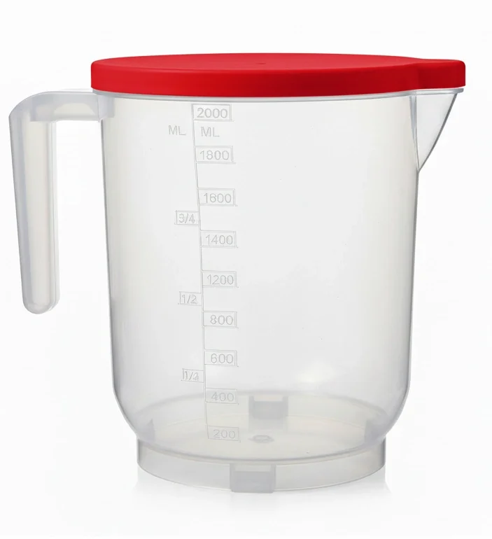 Pratik Mutfak Ölçü Kabı - 2 Litre Dereceli Şeffaf Hazne Bpa Free Pratik Mutfak Ölçü Kabı - 2 Litre Dereceli Şeffaf Hazne Bpa Free