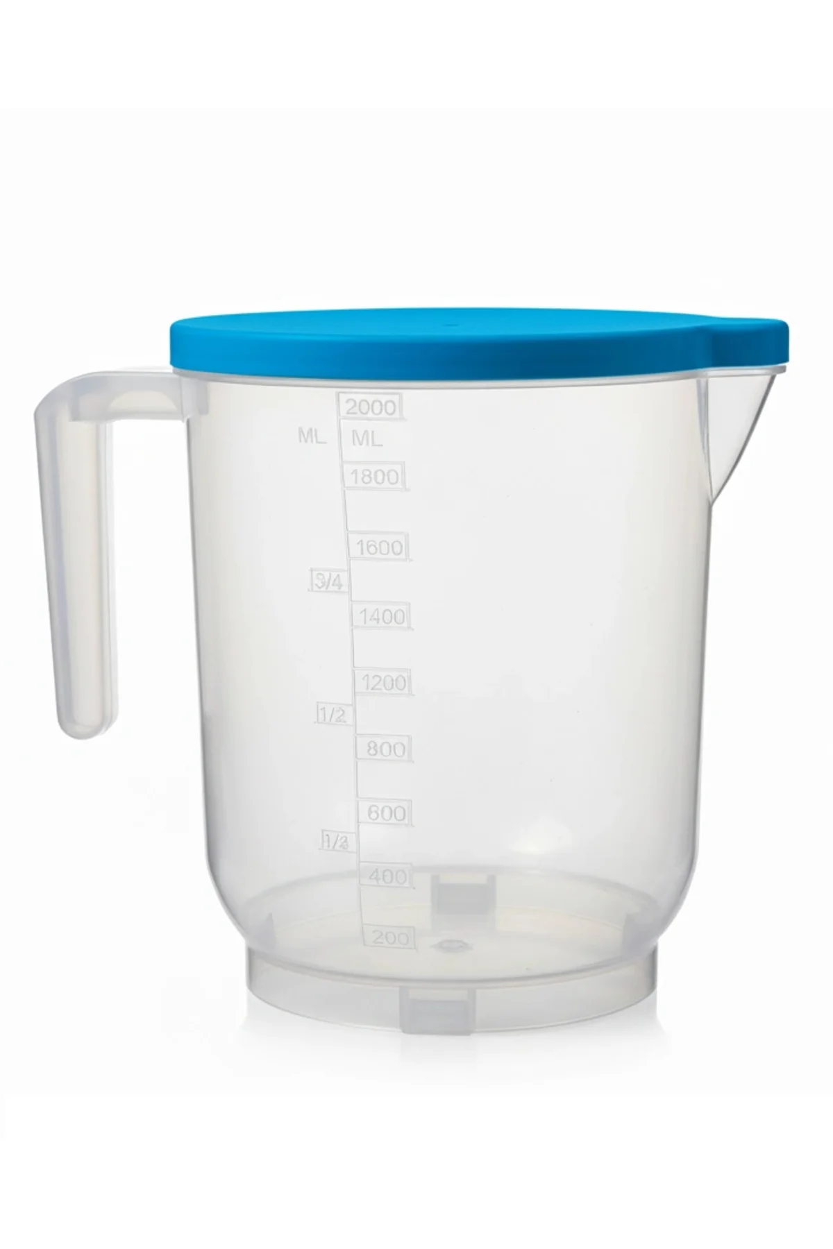 Pratik Mutfak Ölçü Kabı - 2 Litre Dereceli Şeffaf Hazne Bpa Free - Görsel 4