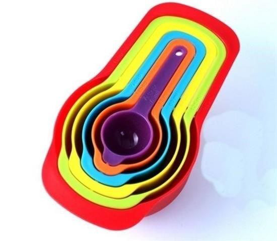 Pratik Ölçü Kaşığı Kabı 5li Şeker Baharat Sıvı Ölçer Aparat Pratik Ölçü Kaşığı Kabı 5li Şeker Baharat Sıvı Ölçer Aparat