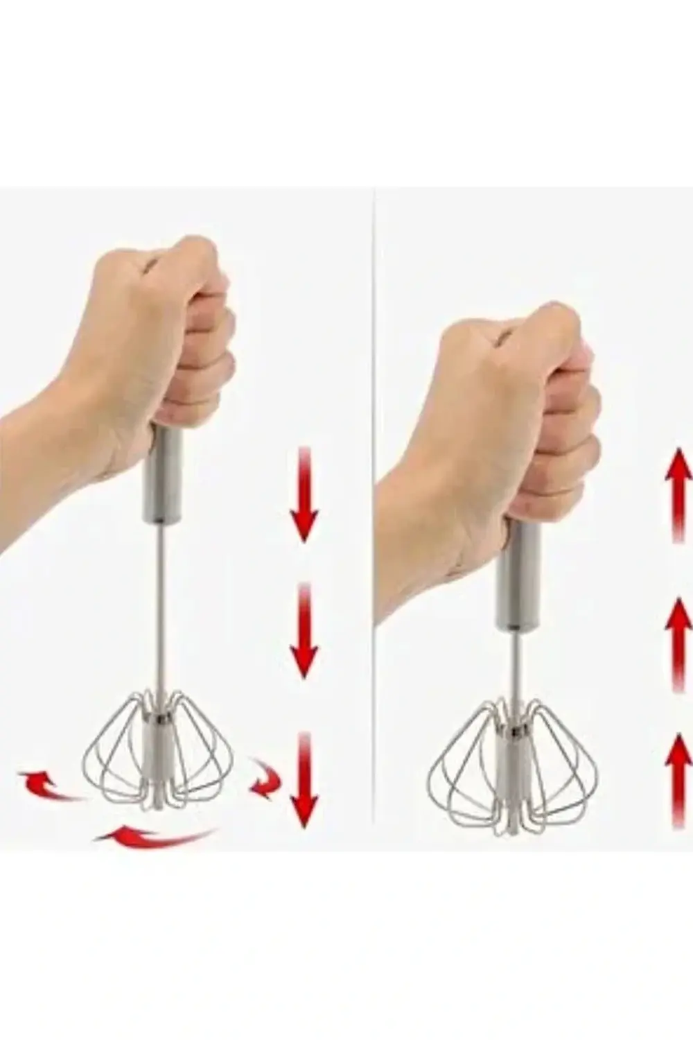 Pratik Paslanmaz Çelik Basmalı Otomatik Çırpıcı Metal Çırpıcı 1 A