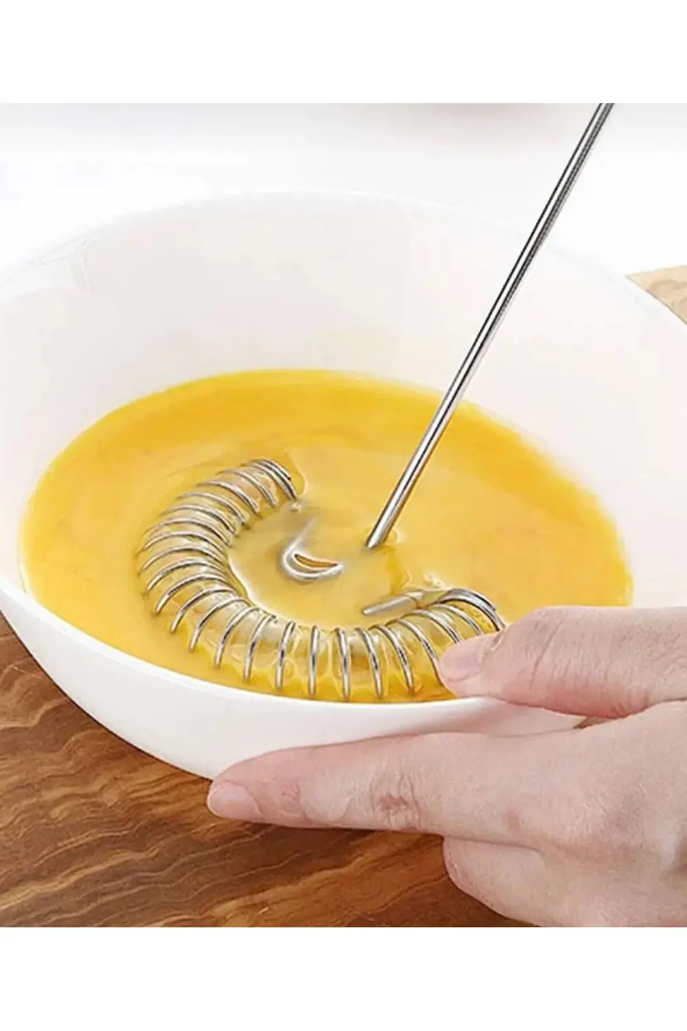 Pratik Paslanmaz Lüx Gümüş Çırpıçı Yaylı Çırpıcı