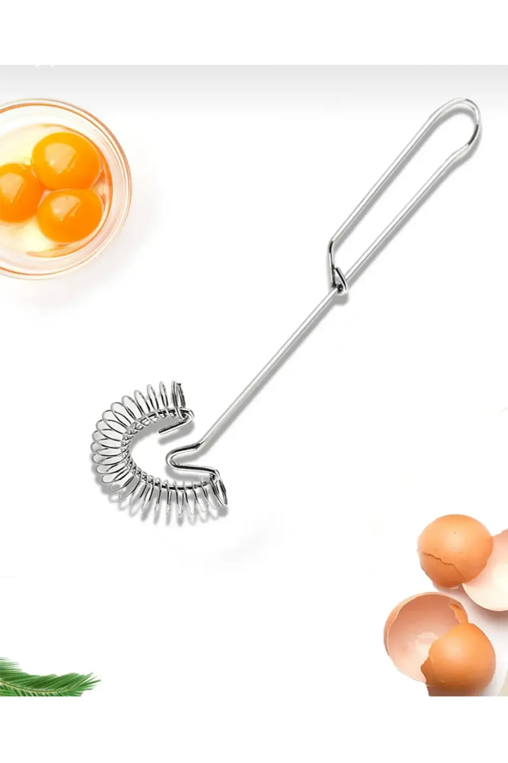 Pratik Paslanmaz Lüx Gümüş Çırpıçı Yaylı Çırpıcı