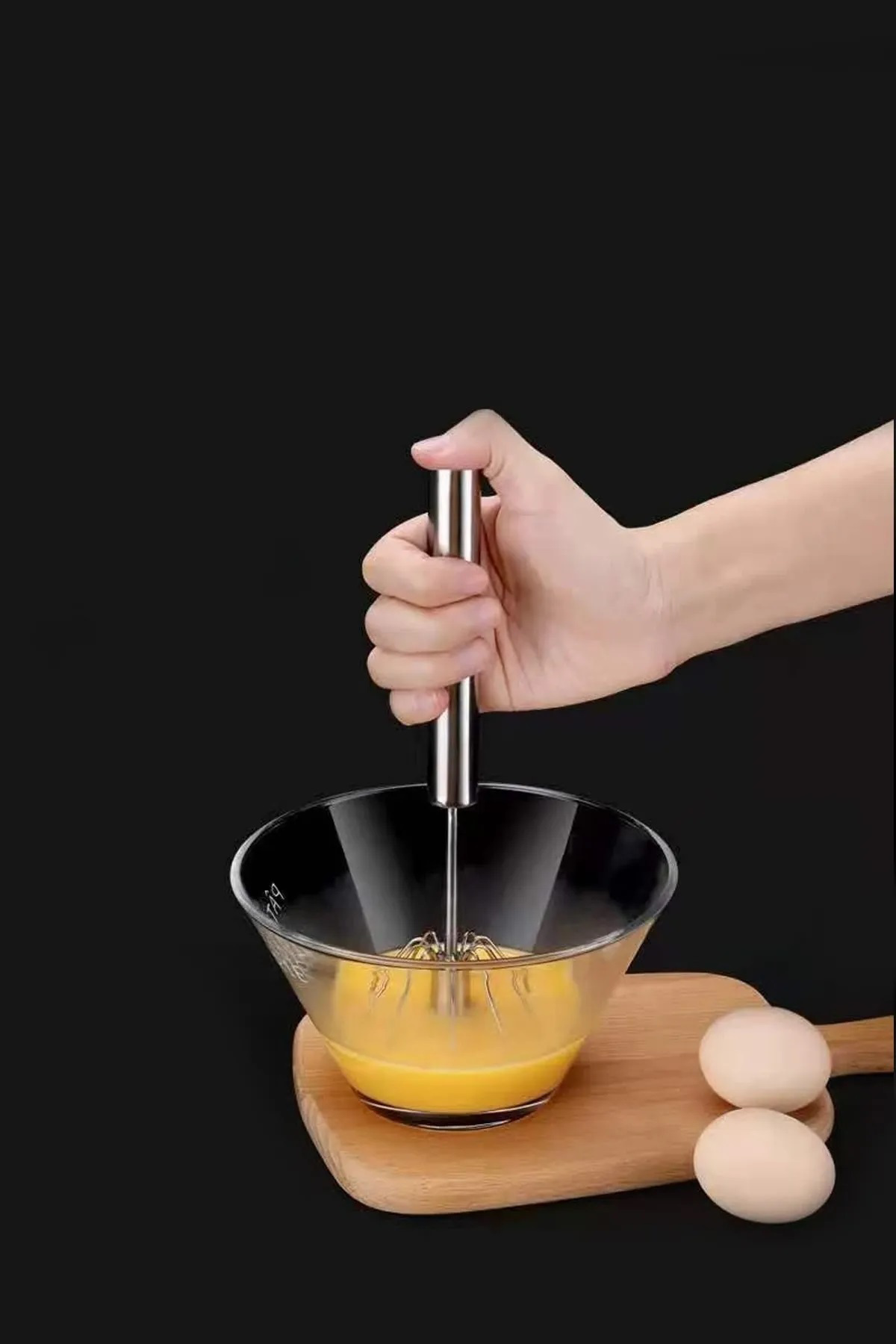 Pratik Portatif Paslanmaz Çelik Basmalı Otomatik Çırpıcı Süt Kahv