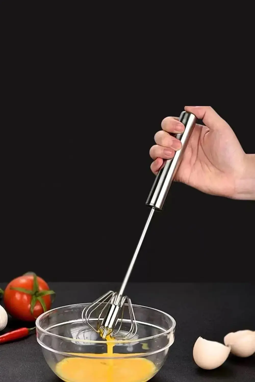 Pratik Portatif Paslanmaz Çelik Basmalı Otomatik Çırpıcı Süt Kahv