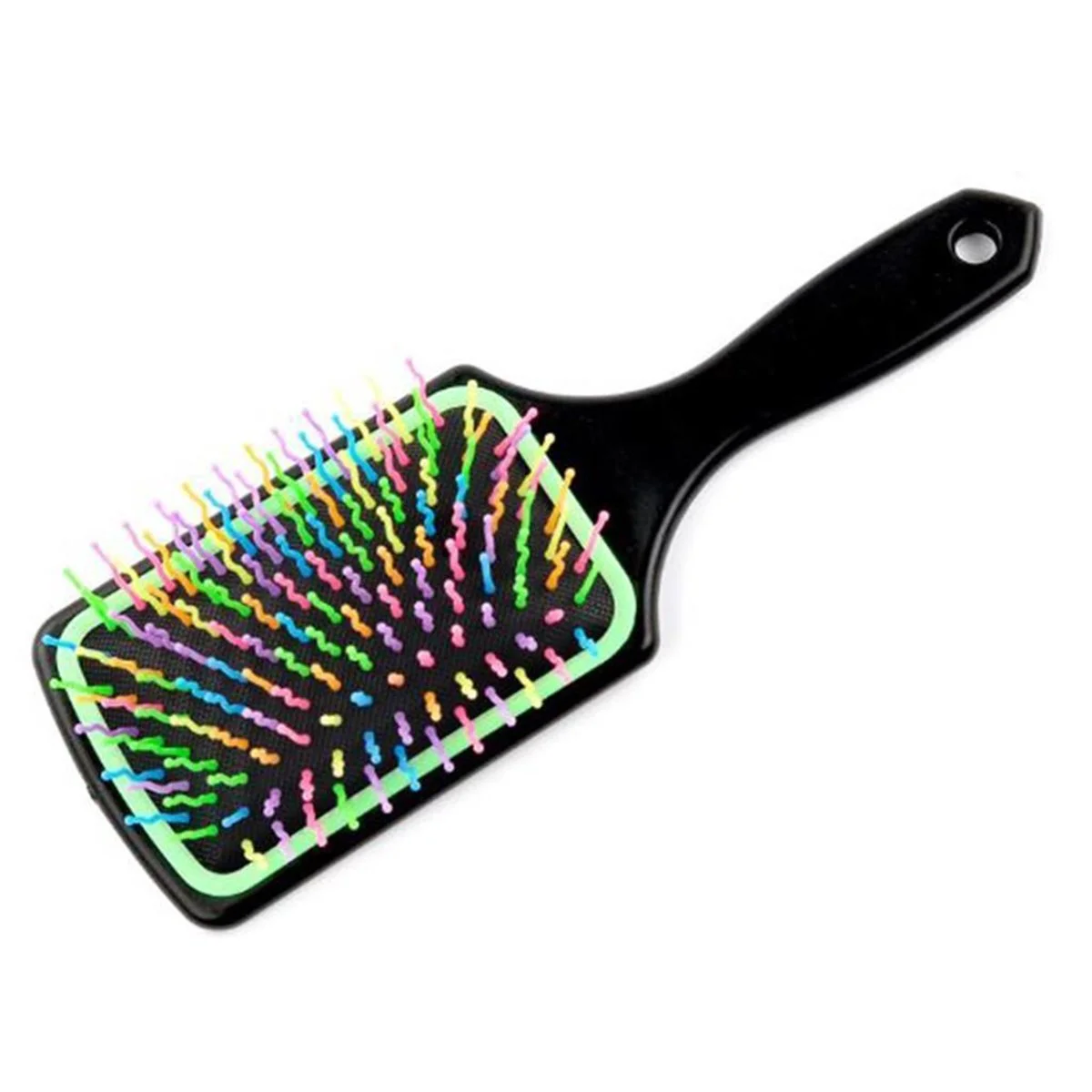 Pratik Renkli Uçlu Plastik Saç Fırçası Tarağı Ergonomik Tarak (47
