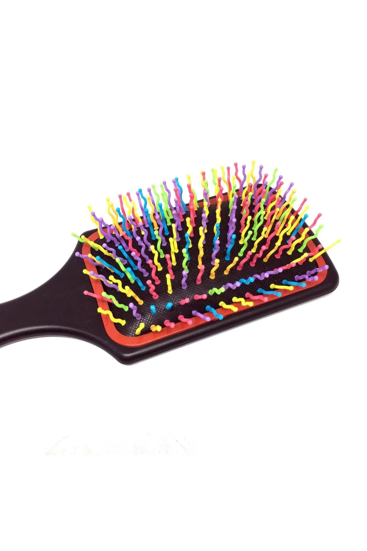 Pratik Renkli Uçlu Plastik Saç Fırçası Tarağı Ergonok Tarak Pratik Renkli Uçlu Plastik Saç Fırçası Tarağı Ergonok Tarak