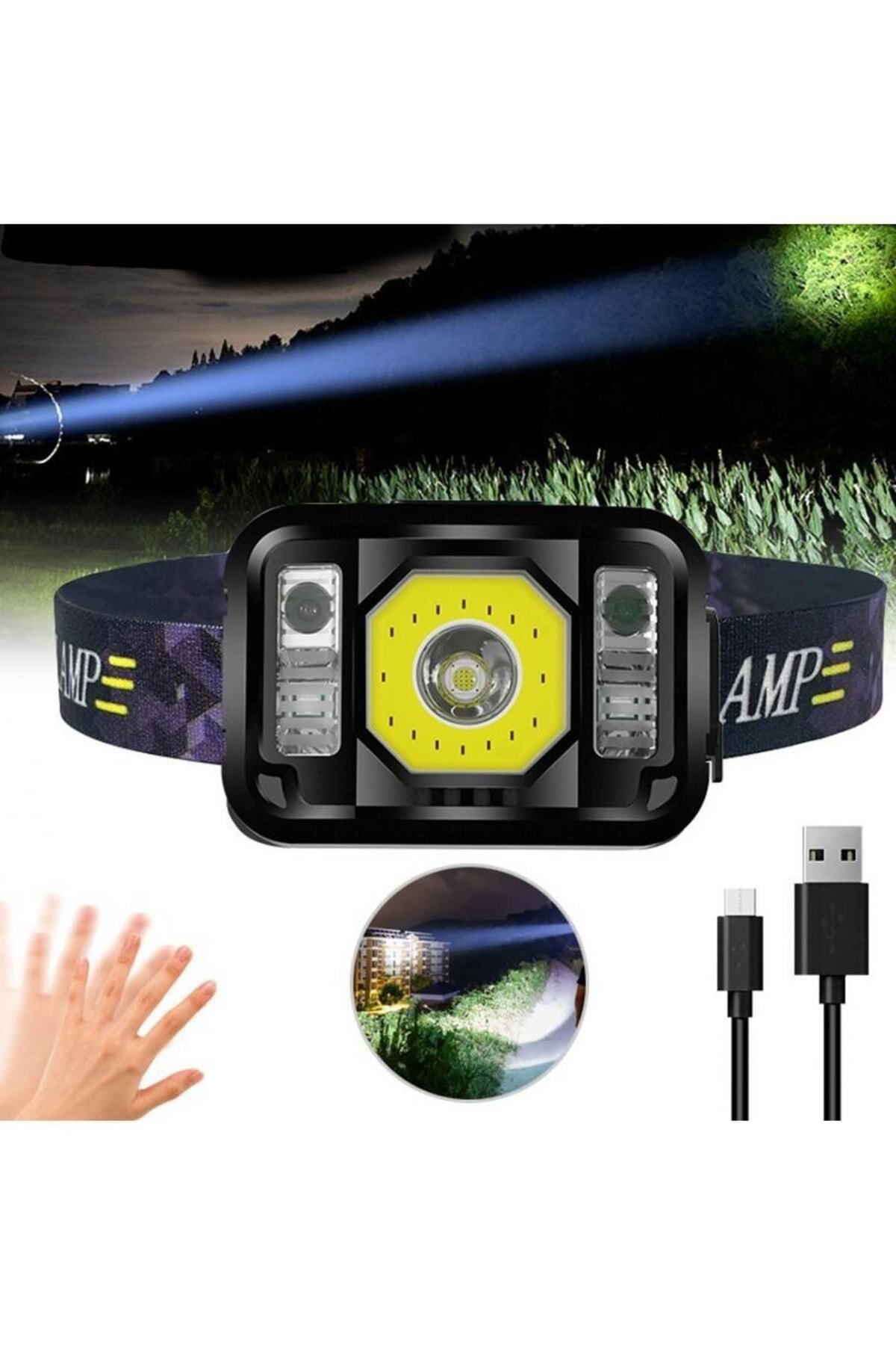 Kaite Pratik Sensörlü Sinyalli Kafa Lambası