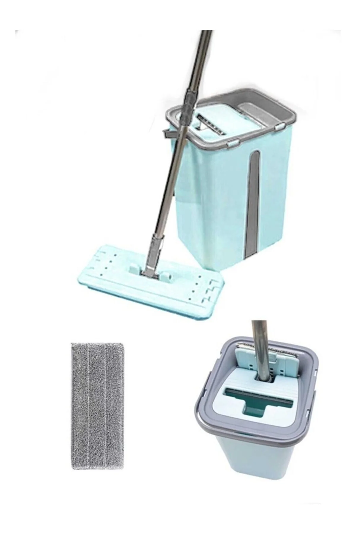 Pratik Temizlik Seti – 6 Litre Kova Ve Mop Seti