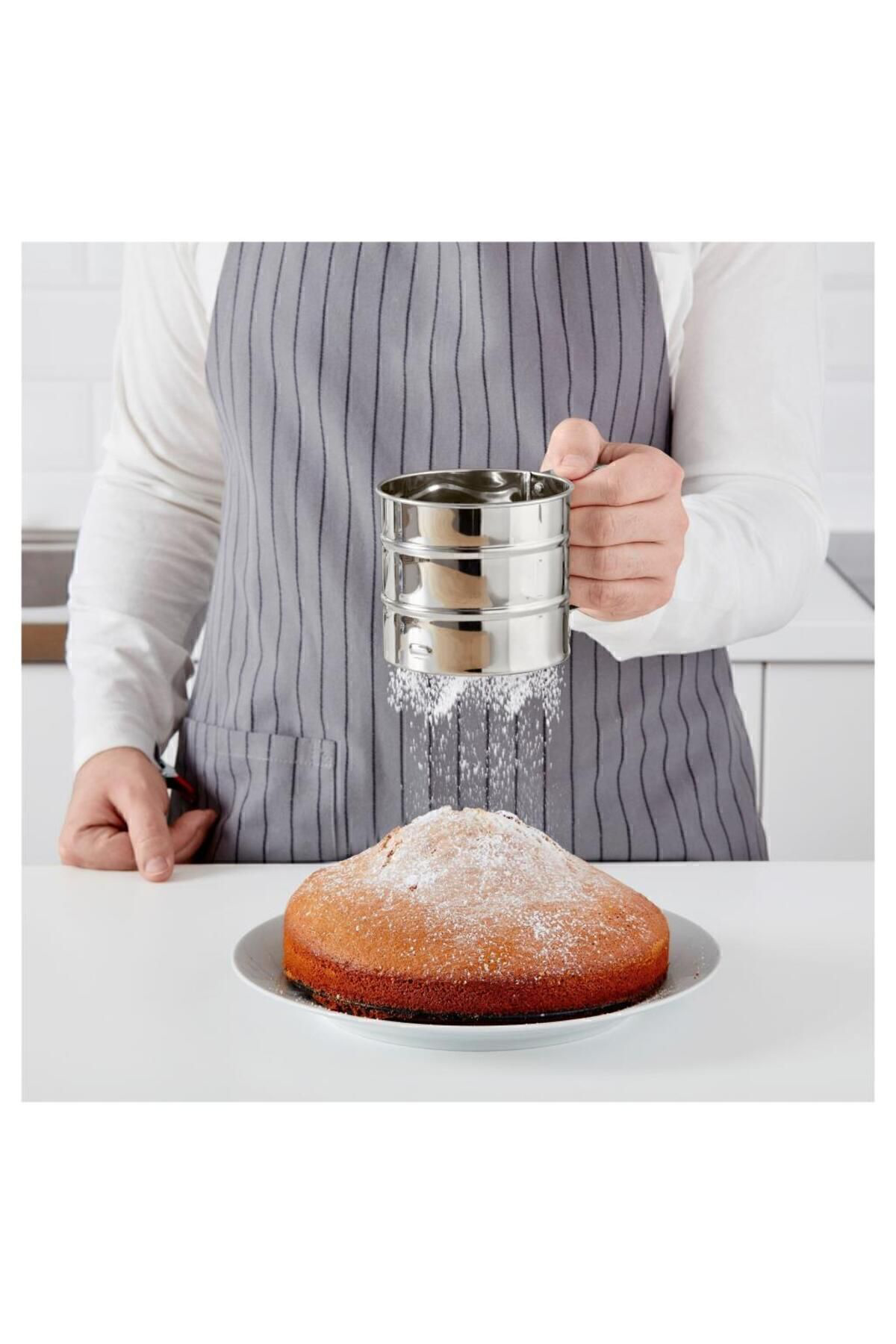 İkea Pratik Un Eleği 9.5X10.5 Cm Elek Un Eleme Pratik Paslanmaz Çelik 